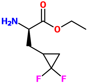 (image for) MC021008 Cyclopropanepropanoic acid, α-amino-2,2-difluoro-, ethyl ester, (αR)-